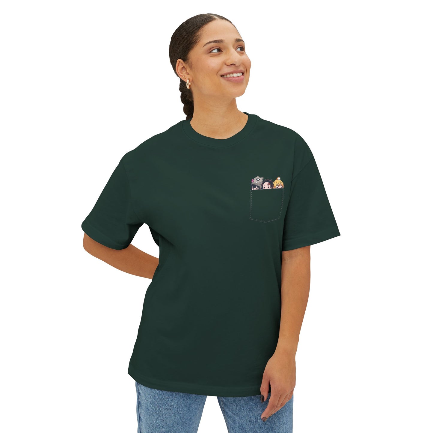 Camiseta Clásica Unisex Kimetsu no Yaiba – Estilo de Cazador de Demonios